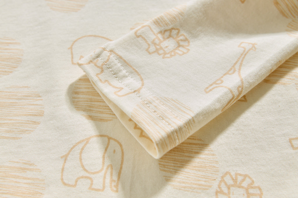 Baby Kids Pajamas New Jungle Animals Top n Pants Set