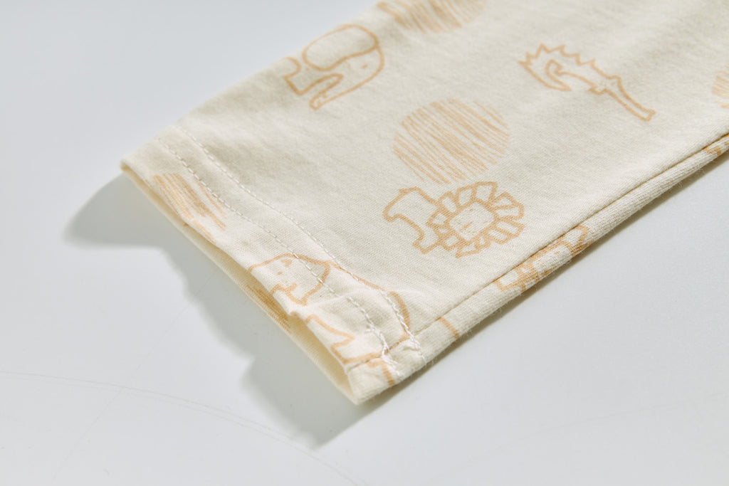 Baby Kids Pajamas New Jungle Animals Top n Pants Set