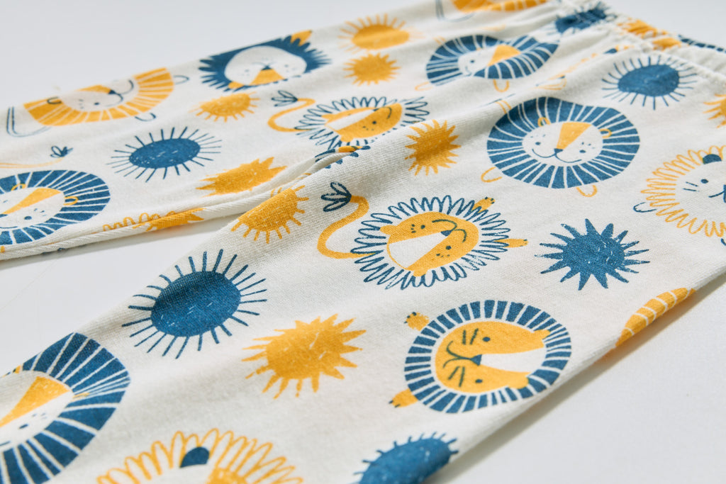 Baby Kids Pajamas Lion Top n Pants Set