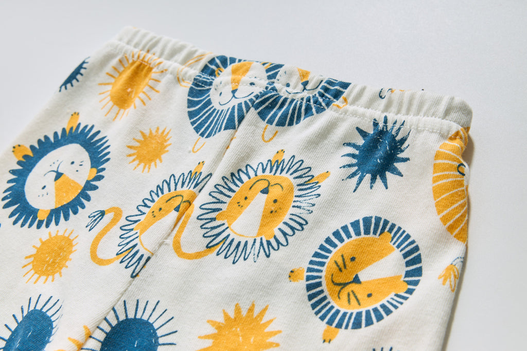 Baby Kids Pajamas Lion Top n Pants Set