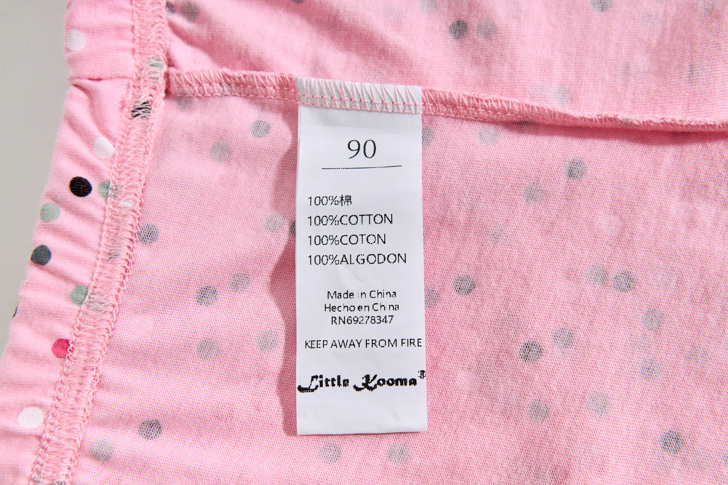 Baby Kids Pajamas Ice Cream Top n Pants Set