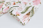 Baby Girl Pink Floral Bodysuit Dress n Pink Cardigan 2 Pc Set - Little Kooma