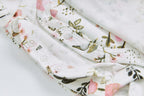 Baby Girl Pink Floral Bodysuit Dress n Pink Cardigan 2 Pc Set - Little Kooma