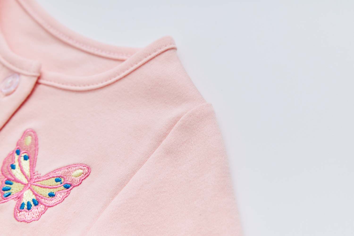 Baby Girl Pink Floral Bodysuit Dress n Pink Cardigan 2 Pc Set - Little Kooma