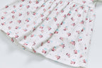 Baby Girl Bouquet Bodysuit Dress n Pink Stripe Cardigan 2 Pc Set - Little Kooma