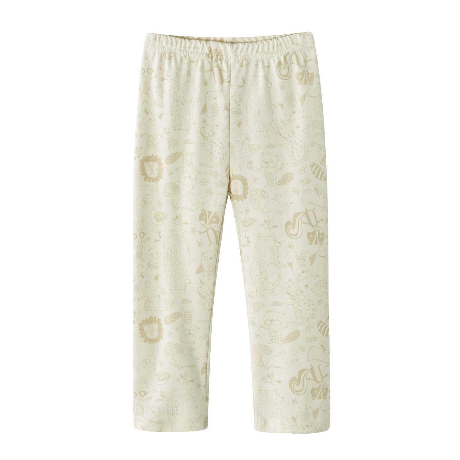Baby Kids Pajamas Jungle Animals Top n Pants Set - Little Kooma