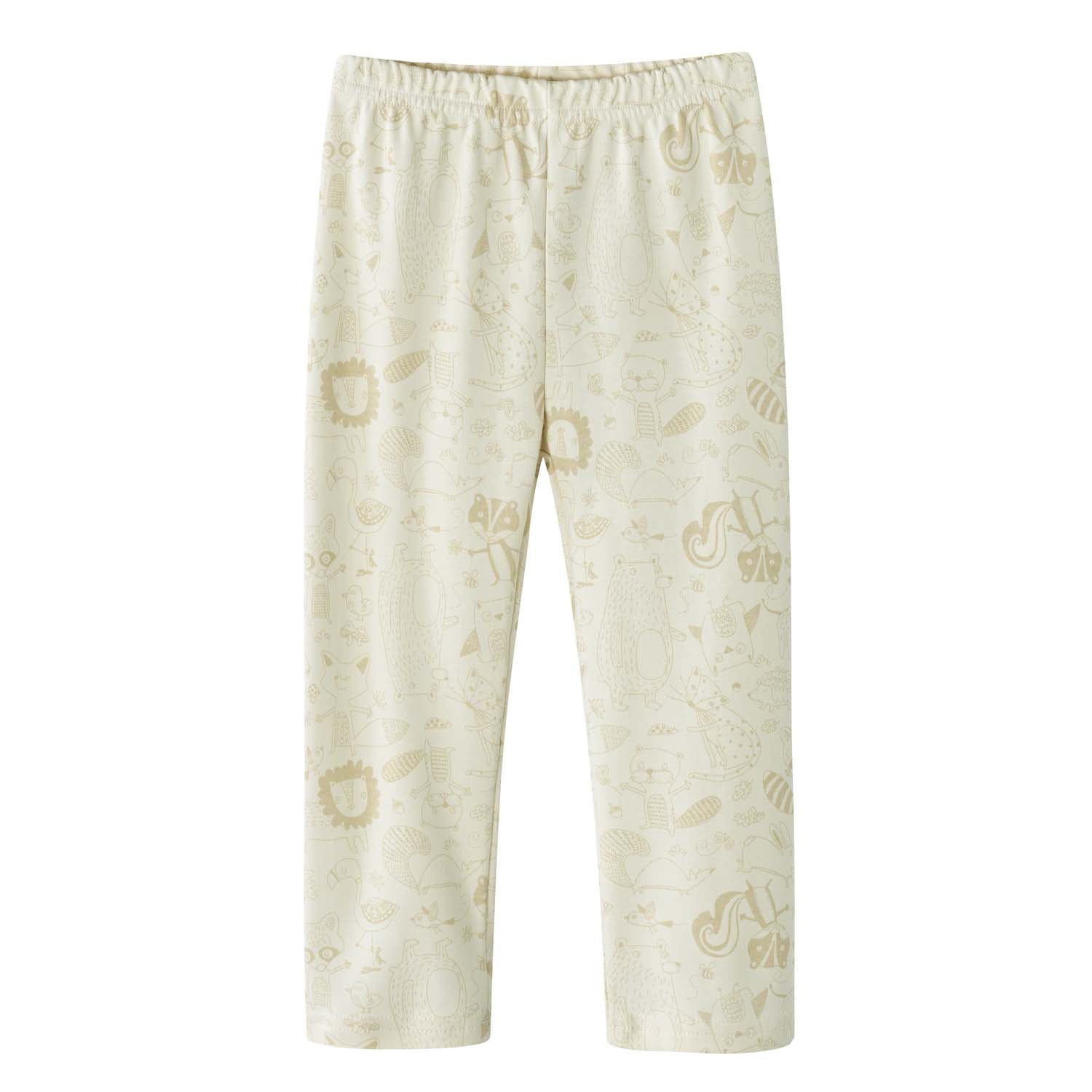 Baby Kids Pajamas Jungle Animals Top n Pants Set - Little Kooma