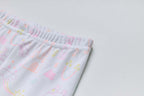 Baby Kids Pajamas Pink Rainbow Top n Pants Set - Little Kooma