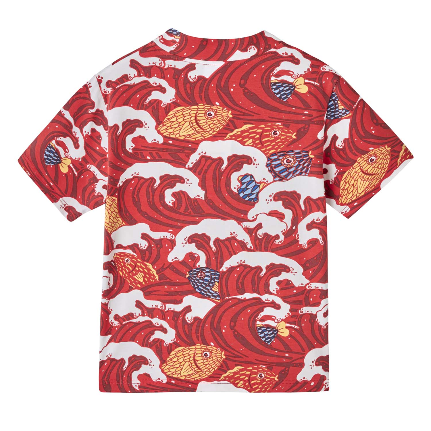 Ready Stock CNY Carp Dragon Leap Boys Cheongsam Top & Shorts Baby Kids Chinese New Year Outfit