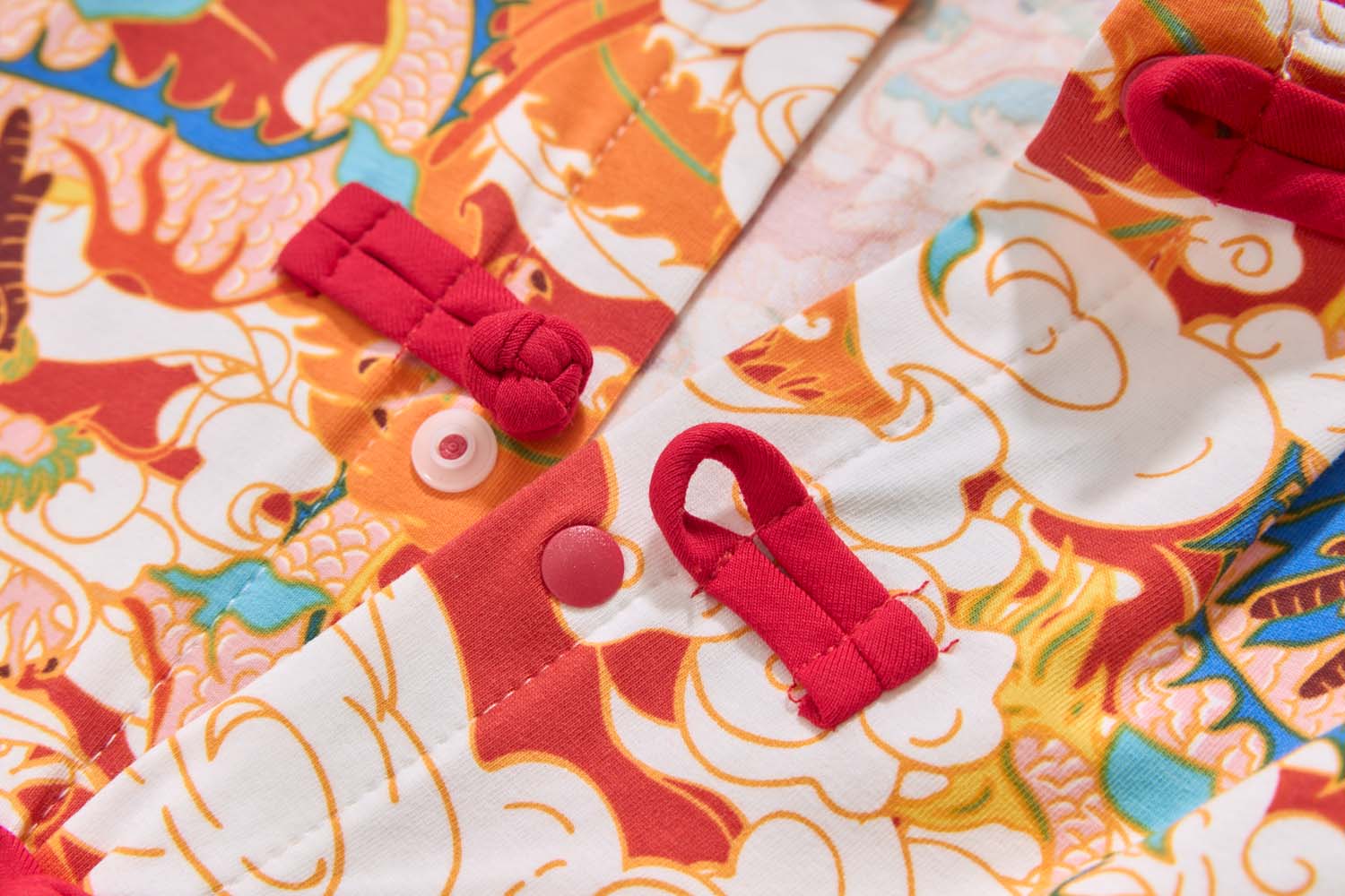 Ready Stock CNY Dragon Phoenix Baby Boy Cheongsam Romper Singapore Souvenir Gift