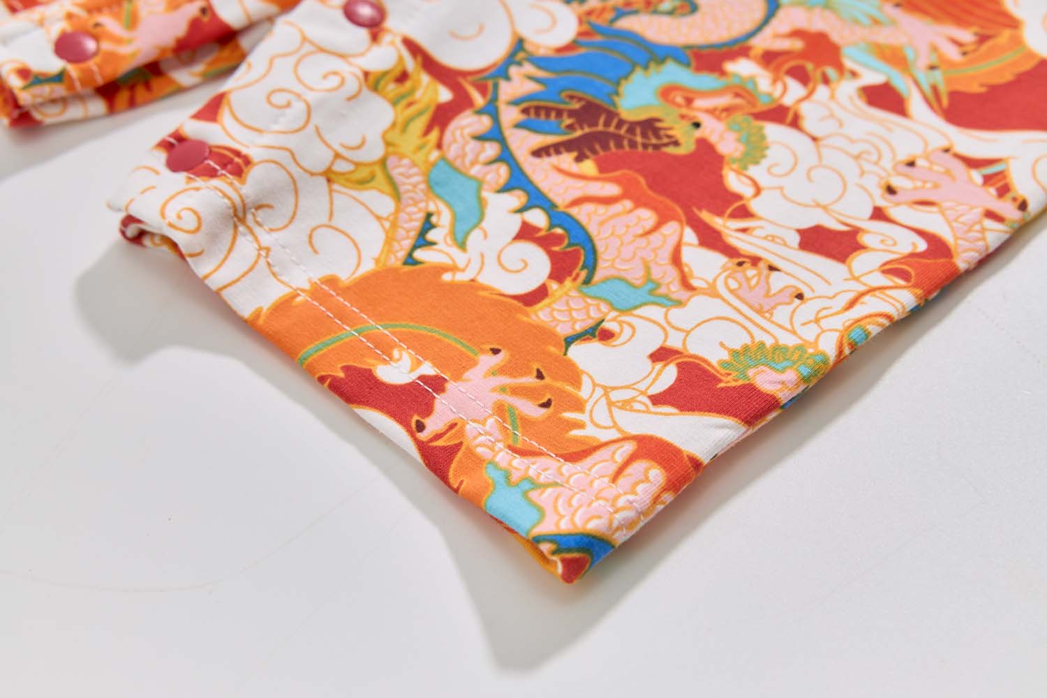 Ready Stock CNY Dragon Phoenix Baby Boy Cheongsam Romper Singapore Souvenir Gift