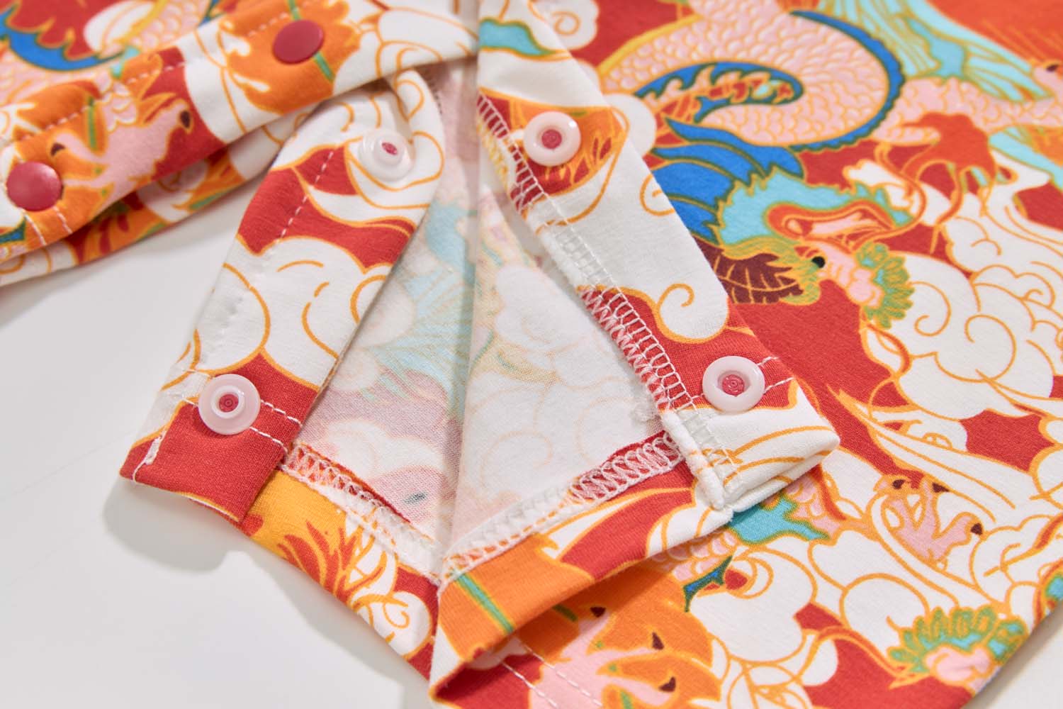 Ready Stock CNY Dragon Phoenix Baby Boy Cheongsam Romper Singapore Souvenir Gift