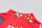 Ready Stock CNY Red Lion Dance Baby Boy Cheongsam Romper Singapore Outfit