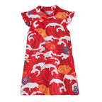 Ready Stock Carp Dragon Leap Girl Cheongsam Dress Baby Kids CNY Chinese New Year Outfit