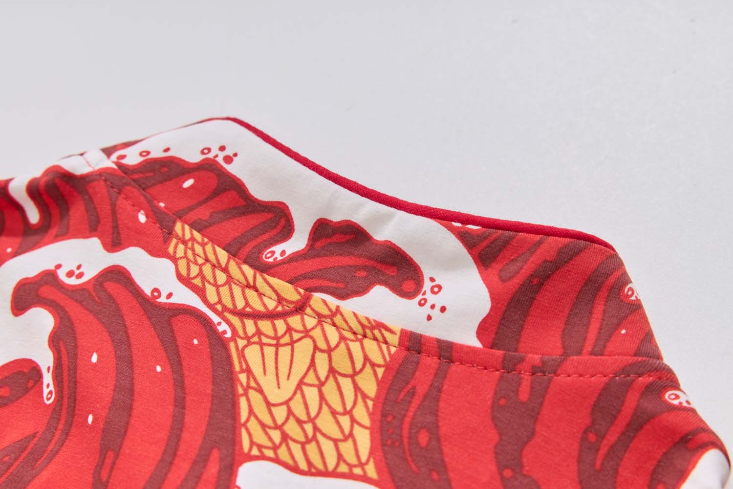 Ready Stock Carp Dragon Leap Girl Cheongsam Dress Baby Kids CNY Chinese New Year Outfit