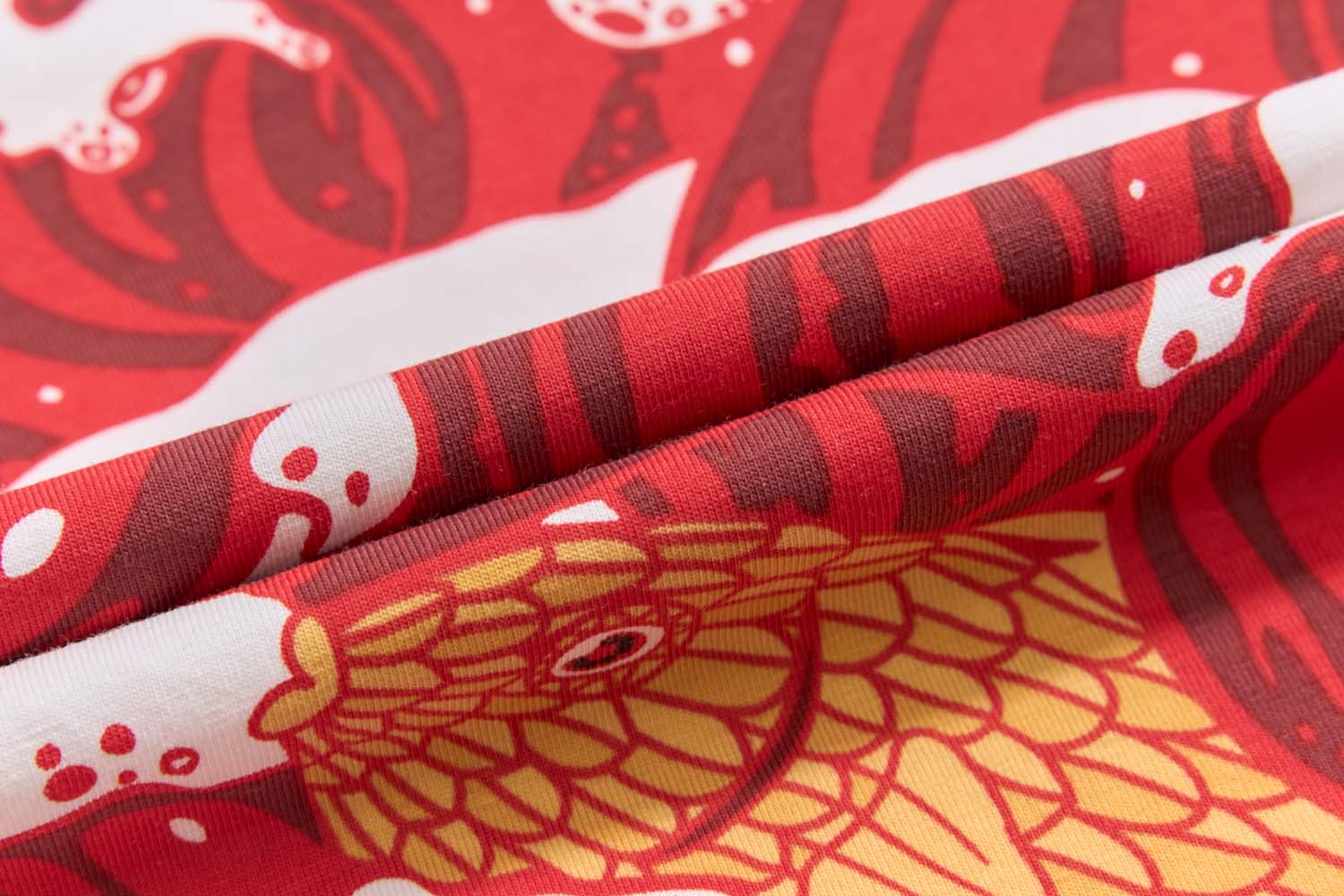 Ready Stock Carp Dragon Leap Girl Cheongsam Dress Baby Kids CNY Chinese New Year Outfit