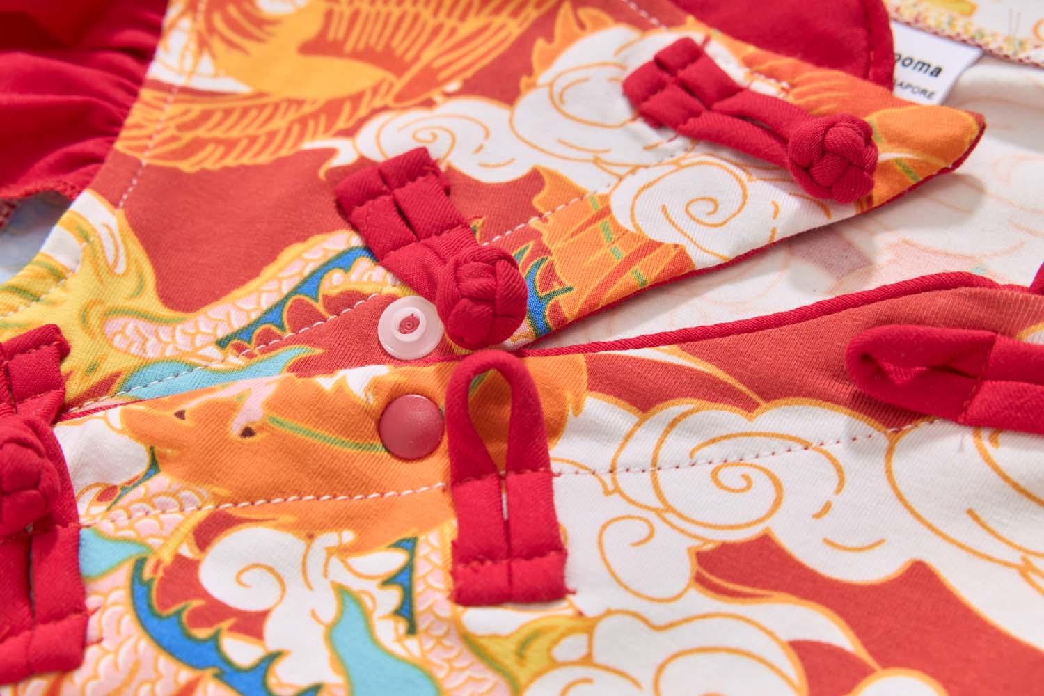 Ready Stock CNY Dragon Phoenix Girl Cheongsam Dress Baby Kids Chinese New Year Outfit