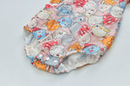 Purrfect Family Paws Baby Girl Pink Cats Cheongsam Bodysuit n Headwrap Set Family Wear 0821 - Little Kooma