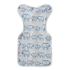 Infant Transition Swaddle w Arm Freedom 2-Way Zipper Elephant - Little Kooma