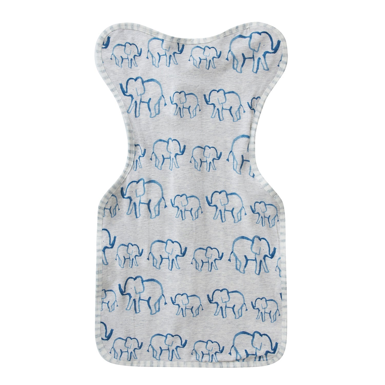Infant Transition Swaddle w Arm Freedom 2-Way Zipper Elephant - Little Kooma