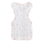 Infant Transition Swaddle w Arm Freedom 2-Way Zipper Roses - Little Kooma