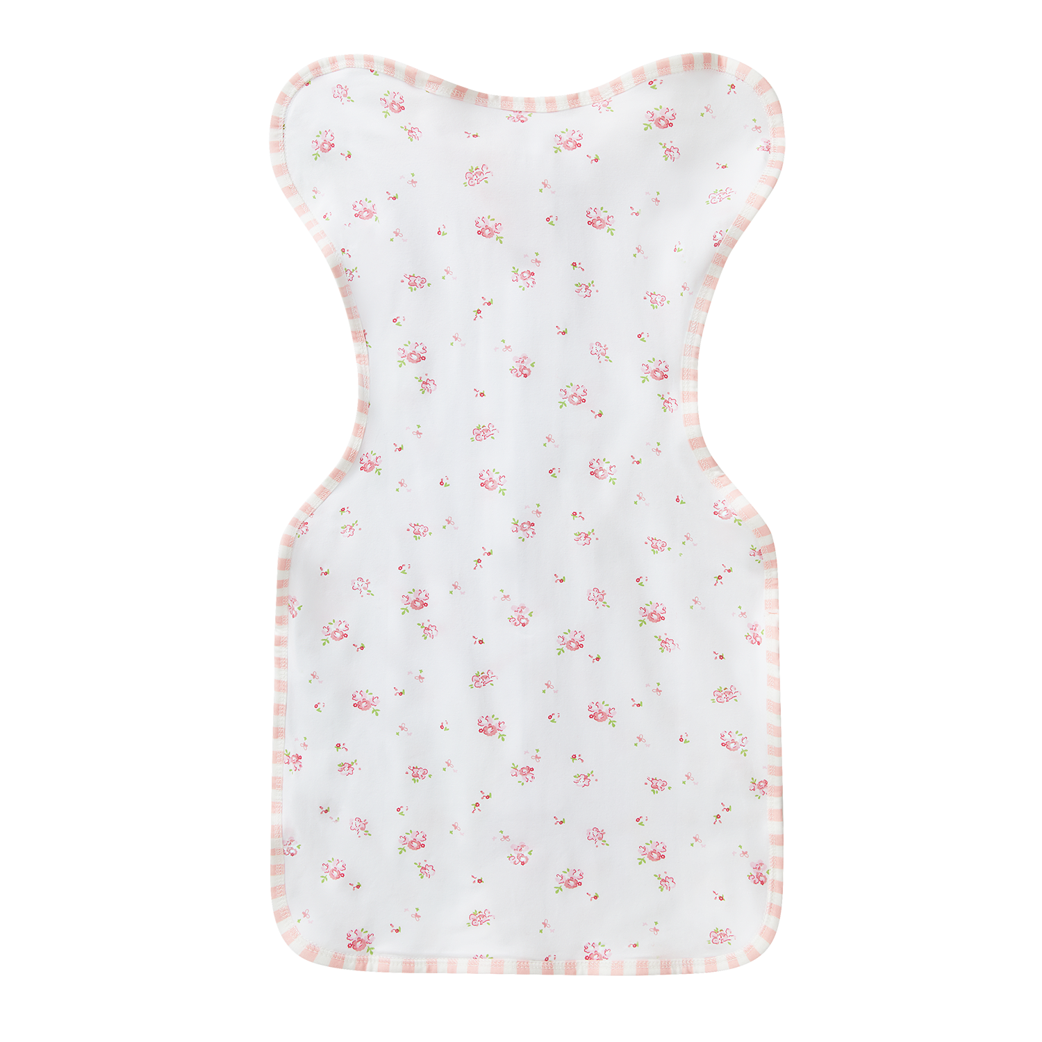 Infant Transition Swaddle w Arm Freedom 2-Way Zipper Roses - Little Kooma