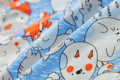 Purrfect Family Paws Baby Boy Blue Little Cats Cheongsam Romper Family Wear 0801 - Little Kooma