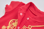 Singapore Souvenir Gift Baby Unisex Red Cheongsam Romper Ruyi Lock Chinese New Year Outfit - Little Kooma