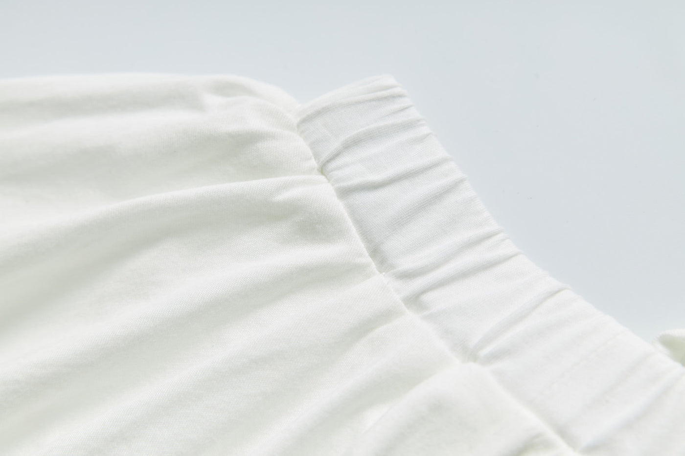 Baby Kids Plain White Pleated Detail Skort Culottes Shorts Skirt 100% Cotton Bottom National Day Outfit - Little Kooma