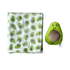 New Born Baby Boy Avocado LED Light Layette Plush Blanket Suitcase Mummy Makeup Box Gift Hamper Gift Box Set - Little Kooma