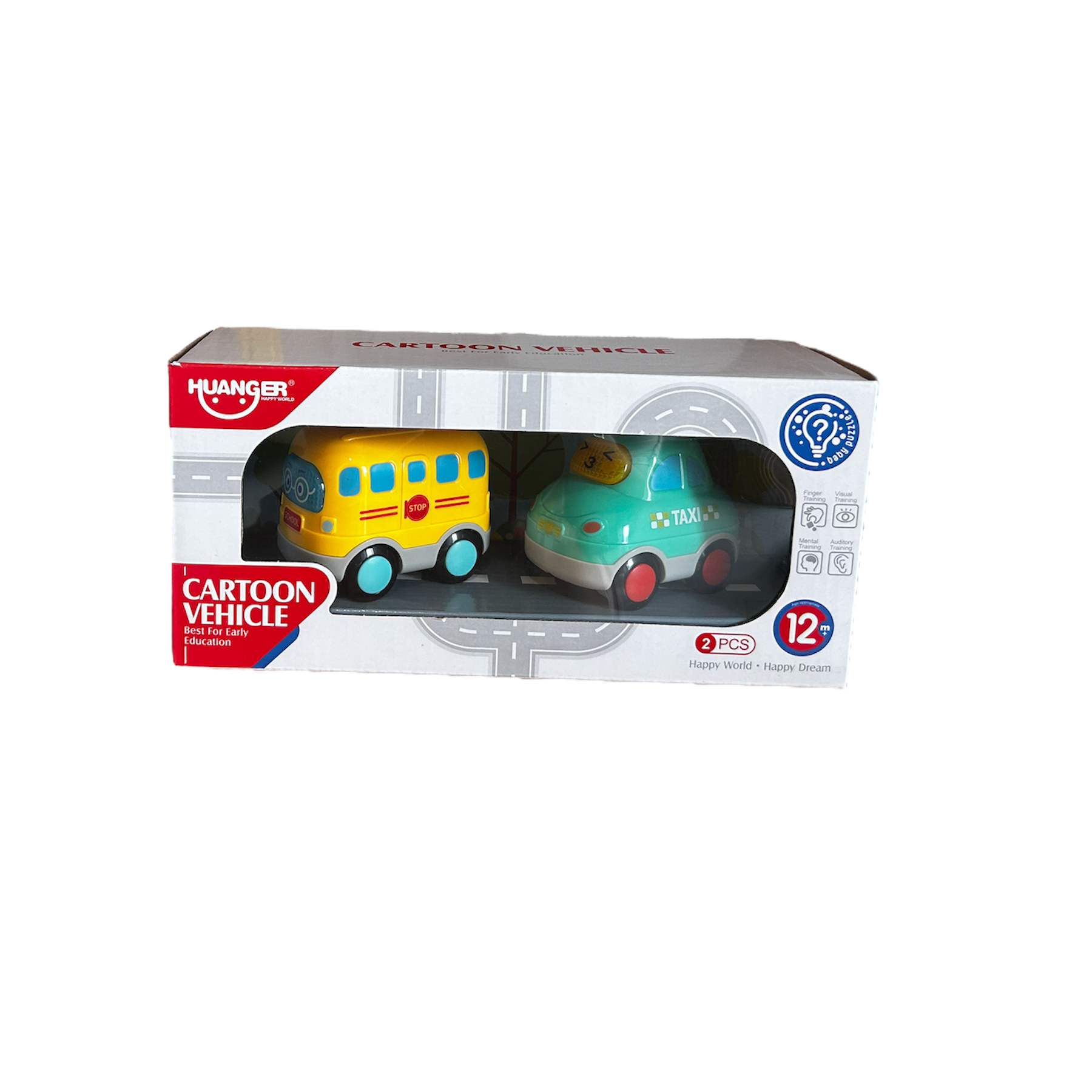 Babycare Baby Toys Mini Cars Set Cartoon Trucks Vehicles Transportation Car Toys for Boys and Girls 4pcs - Little Kooma