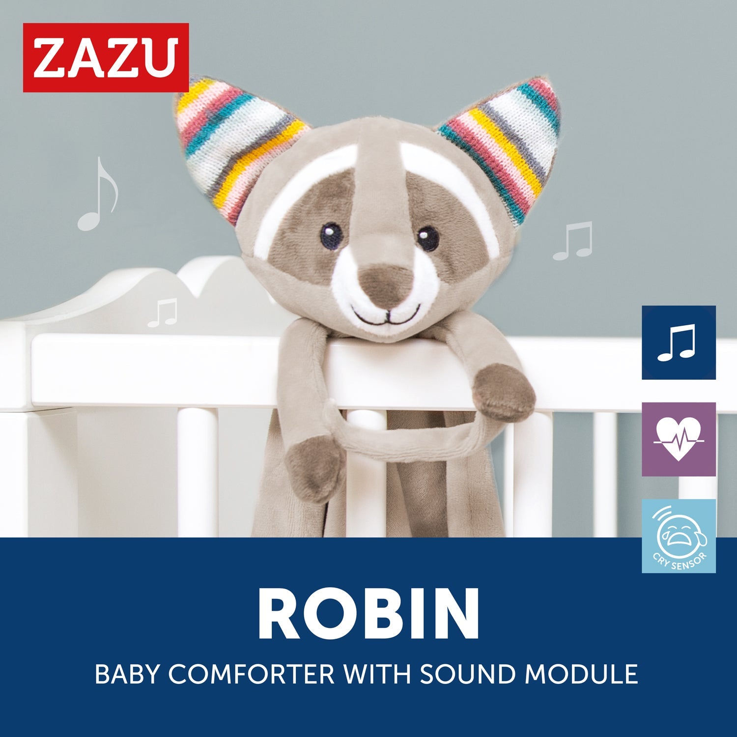 Sound Machine with Heartbeat Sound - Robin / Felix / Becky - Little Kooma