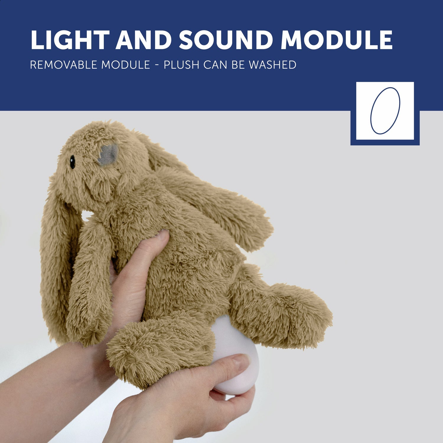 Baby Sleep Soother with Nightlight - Ro The Rabbit - Little Kooma