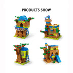 Kids 1000 Pcs Building Blocks Tree House - Little Kooma