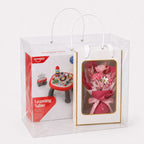Baby Newborn Unisex Gift 4-In-1 Multi-Functional Baby Activity Center & Preserved Flowers Hand Bouquet For Mum