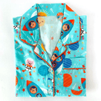 Blue Space Cat Pyjamas - Little Kooma