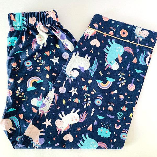Blue Unicorn Pyjamas - Little Kooma
