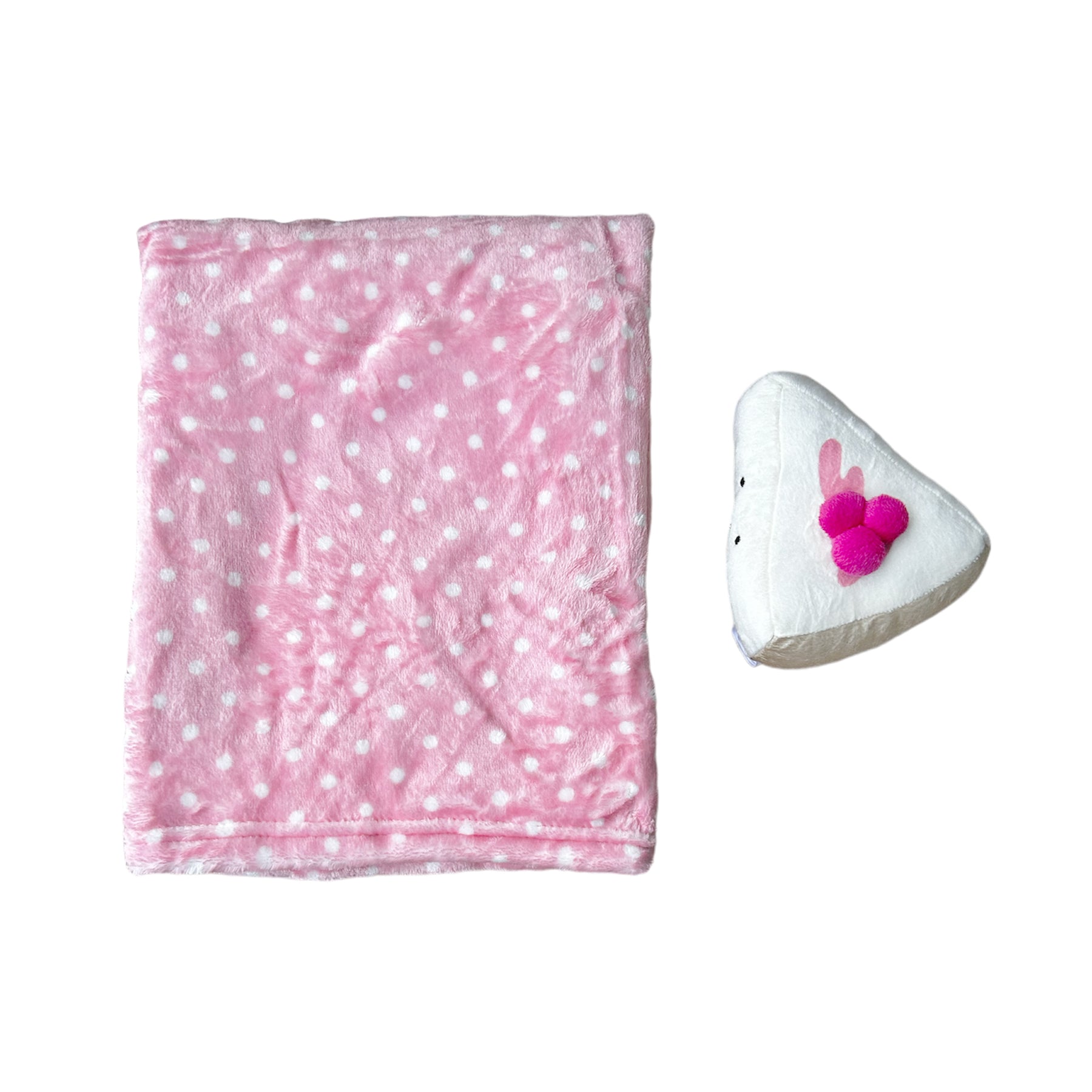 New Born Baby Girl Cheese Cake LED Light Layette Plush Blanket Suitcase Mummy Makeup Box Gift Hamper Gift Box Set - Little Kooma