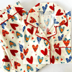 Colorful Hearts Pyjamas - Little Kooma