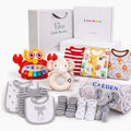New Born Baby Boy Personalised Little Kooma Brand Gift Box 12 Pcs Elephant Gift Box Set