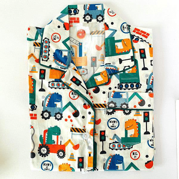 Dinos at Work Pyjamas - Little Kooma