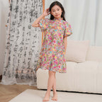 Singapore Souvenir Gift Floral Baby Kids Girl Cheongsam Dress 0854 - Little Kooma