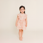 Singapore Souvenir Gift Pink Floral Baby Kids Girl Cheongsam Dress 0850 - Little Kooma