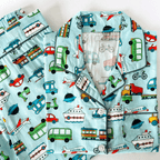 Fun Transport Vehicles Pyjamas - Little Kooma