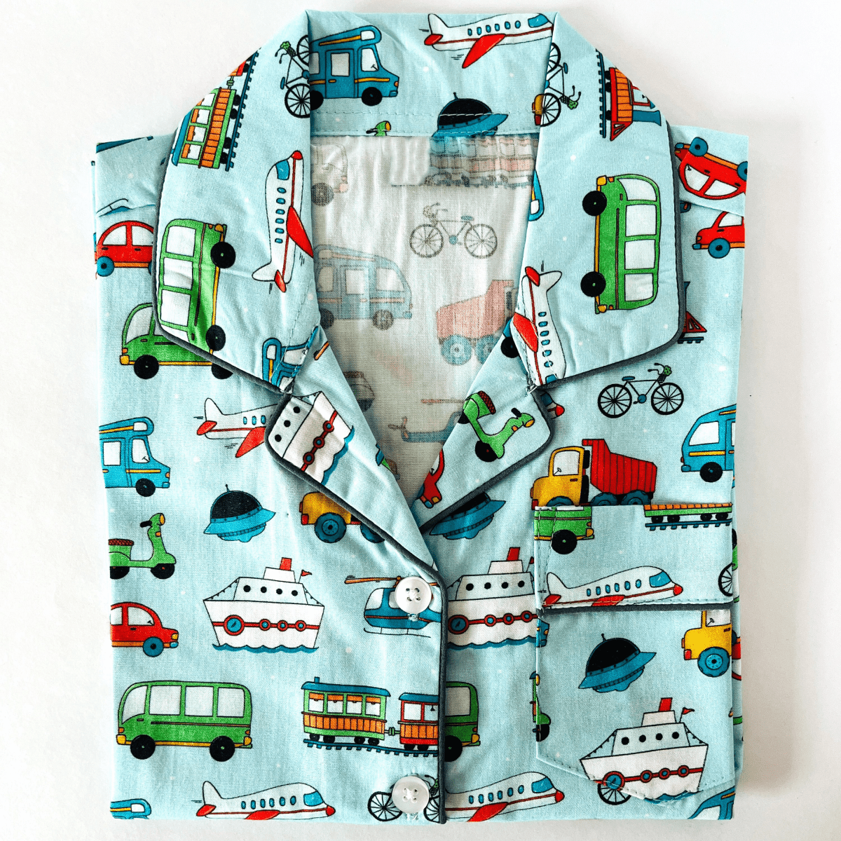 Fun Transport Vehicles Pyjamas - Little Kooma