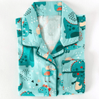 Green Dino Pyjamas - Little Kooma