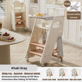 Ready Stock Foldable Baby High Chair & Kids Study Chair – Adjustable Height, Safety Guard, Learning Tower - Little Kooma