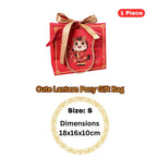 Ready Stock CNY Horse Year Gift Bag Paper Carrier Bag with Ribbon Bow Handle (4 Sizes)