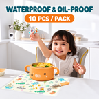 Little Kooma disposable baby placemat 10-piece pack cover