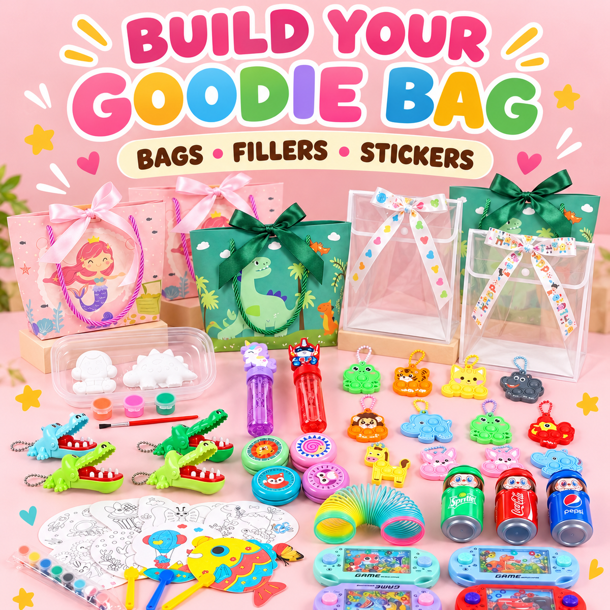 Little Kooma build-your-own party goodie bag options cover